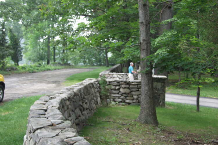 Stone Border Wall Costa Rica