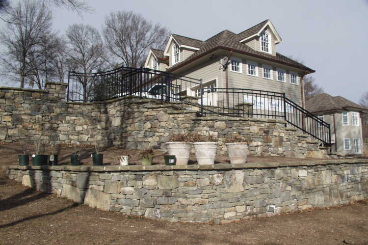 Stone Concrete Retaining Walls