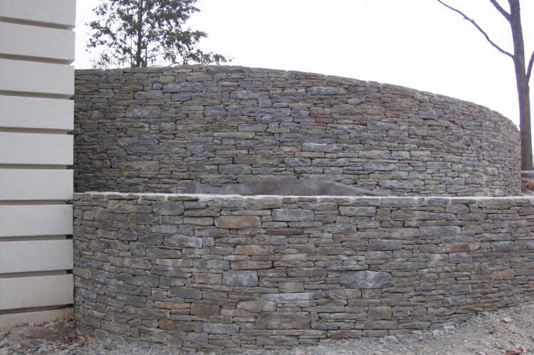 Stone Concrete Retaining Walls