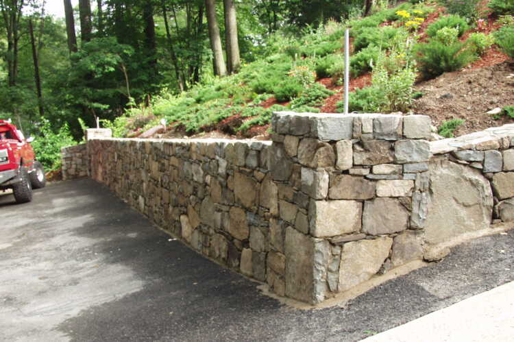 Stone Concrete Retaining Walls