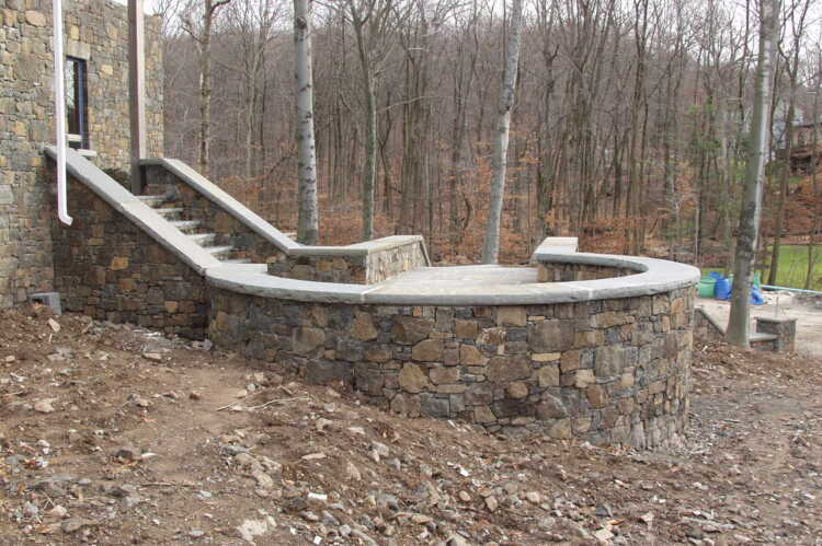 Stone Concrete Retaining Walls