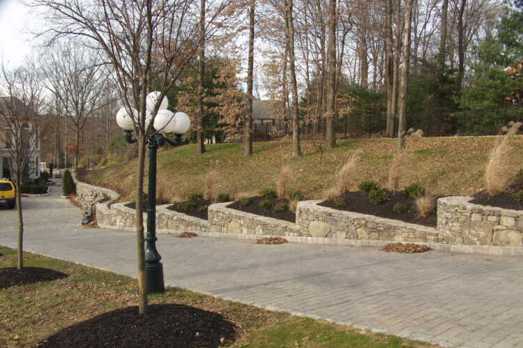 Stone Concrete Retaining Walls