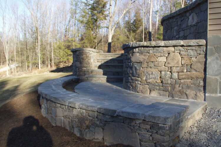 Stone Concrete Retaining Walls